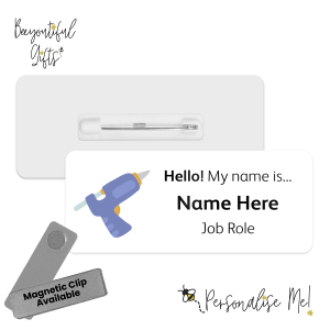 Name Badge - Bright Craft Supplies - Glue Gun