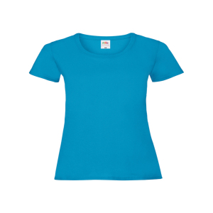 Personalised Fruit of the Loom Ladyfit T-Shirt - Azure - S