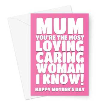 Loving Caring Mum Mother's Day Card