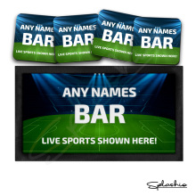 Personalised Bar Set - Football Themed