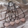 Rose Quartz Crystal Necklace