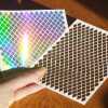 300 Tiny Diamond Stickers in Gold and Holographic - Gold