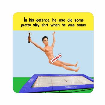 Doll Coaster | Silly Shit | Funny coaster for her | horse | drink | Wine coaster | tea | coffee | gift