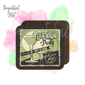 Retro Drinks Coaster - Retro Posters
