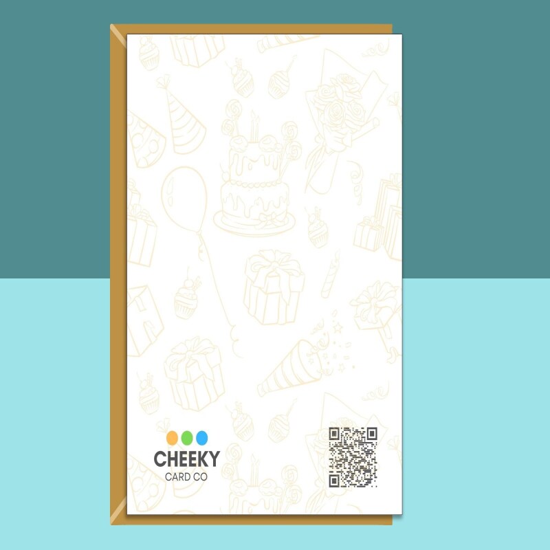 Funny Sister birthday card - Ideal cheeky, rude card on your sister's birthday - 18th, 19th, 20th, 25th, 30th, or any other age - Blank inside - Regular - Matte