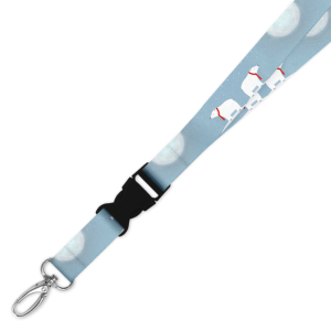 Double Breakaway Lanyard - Moonlight Polar Bear