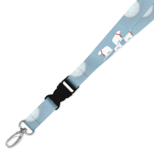 Double Breakaway Lanyard - Moonlight Polar Bear