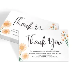 Small Business Thank You Cards - Thank You For Your Order