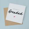 Birthday Card For Grandad Happy Birthday Card For Grandad Simple Birthday Card For Grandad Love Hearts Birthday Card For Grandad - Square (5.5x5.5) / Blank Inside