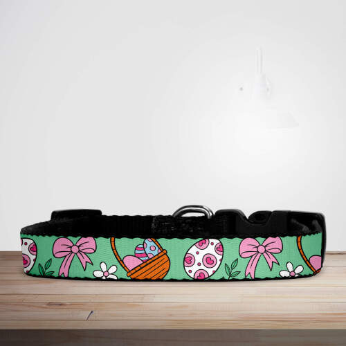 Eggs, Bunnies & Baskets Easter Dog/Puppy Collar