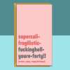 Funny 40th Birthday Card - Personalised -  Perfect greetings card for bestie, friend, sister, anyone turning 40 years old - Gift Idea - Blank inside - Small