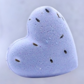 Love Heart Bath Bombs 70g - French Lavender