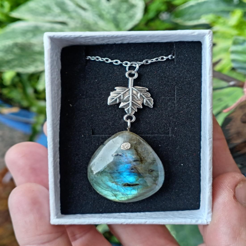 Labradorite Sterling Silver Necklace