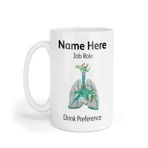 Personalised Ceramic Mug - Floral Lungs