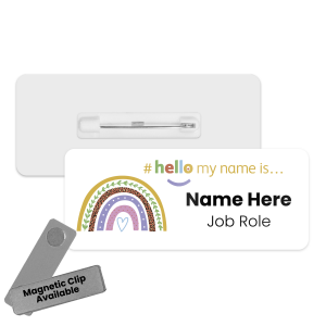 Name Badge - Boho Rainbows Hello My Name is... - Boho Rainbow 8