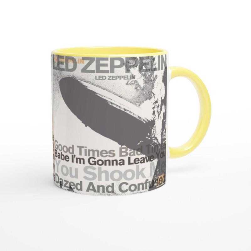 Led Zeppelin Album Track Mug - Ceramic White