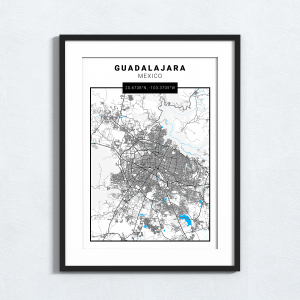 Map Print - Guadalajara - Mexico