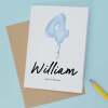 Personalised 4th Birthday Card For Boy Four Year Old Birthday Card Custom Card For Fourth Birthday For Boy Happy 4th Birthday Card - Portrait (5x7) / Blank Inside