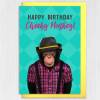 Happy birthday cheeky monkey cute animal in clothes birthday card for child, niece, nephew, son, daughter (Animalyser) Size A6/A5/A4/Square - A6: Single card