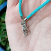 Turquoise kids bracelet with a Deer Charm