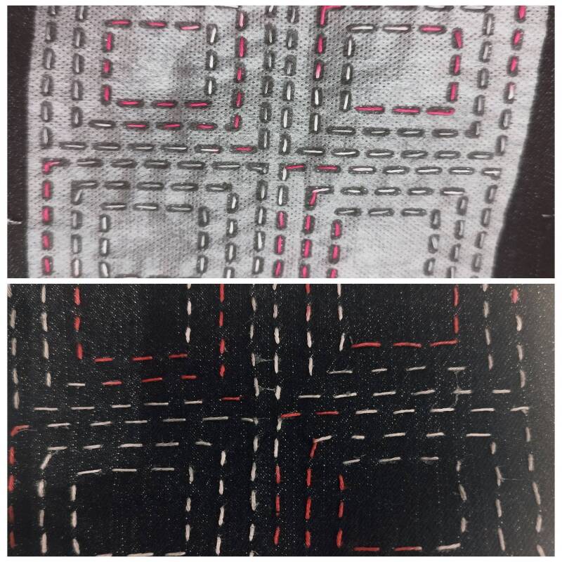 Washable Sashiko Transfers | Removable Visible Mending Transfers