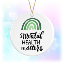 Ceramic Hanging Decoration - Mental Health Matters