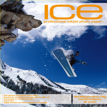 ICE A3 130gsm Self Adhesive Glossy Paper