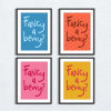 Scouse, Scouser, Liverpool dialect, sayings print - A5 - Glossy - Blue