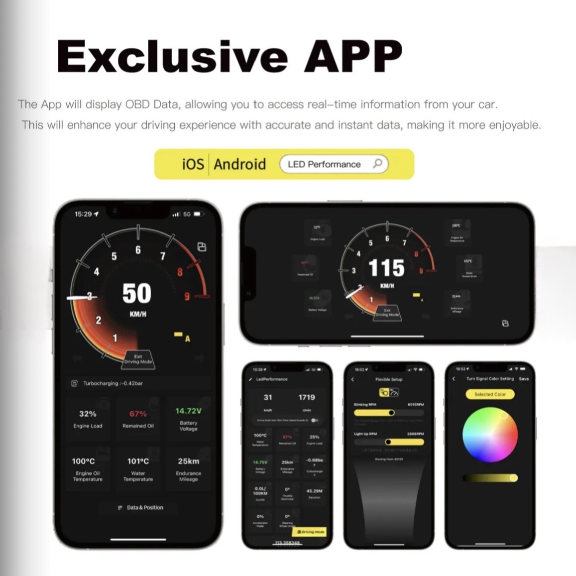 LEXUS LED PADDLE SHIFTERS