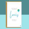 New Nephew Personalised Card - New Baby Customised Card - From Aunt or Uncle - Regular - Matte - Personalised Inside
