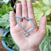 Blue kids bracelet with a Unicorn Charm
