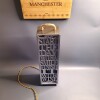 Wooden Wine box with Quote Lamp - Wine Quote "Start the day with a Smile, Finish it with Wine"