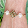 Selenite Gold Bracelet 