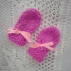 Hand Knitted 5 Piece Dress Set for a Baby Girl - Premature 2     - Chest 12 ins -  £22.50