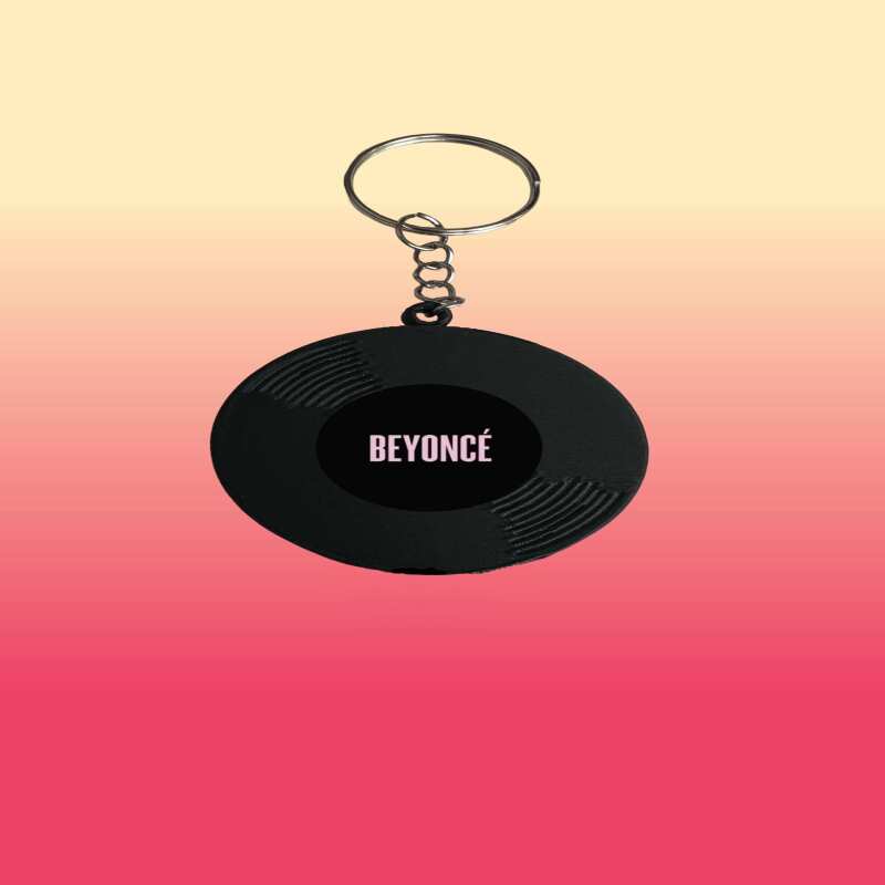 Beyonc&eacute; Vinyl 3D Print Keychains / Keyrings - 4
