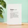 Birthday Card For Sister Fun Dictionary Quote Card For Sister Custom Message Card For Sister Funny Birthday Card For Sister - Large (5x7) / Blank Message