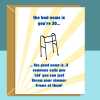 Funny 30th Birthday Card - Personalised inside if required - For Him or For Her, brother, sister, friend - Cheeky Card for 30 year old. - Blank inside - Regular - Matte