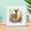Postcard Prints - Notelet Card of a Deer For Anyone Any Occasion Card For Her or For Him Card For Birthday or Easter Card Thank You Card - Square (5.5x5.5) / Blank Inside
