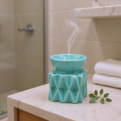 Oil Burner Geometric - Blue